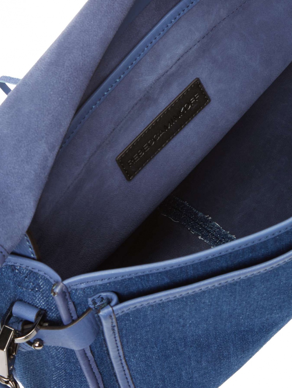 Сумка Rebecca Minkoff, джинс+кожа