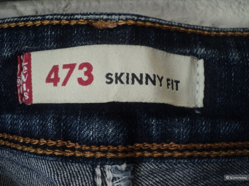 Джинсы женские Levis 473 skinny fit, размер 30/34