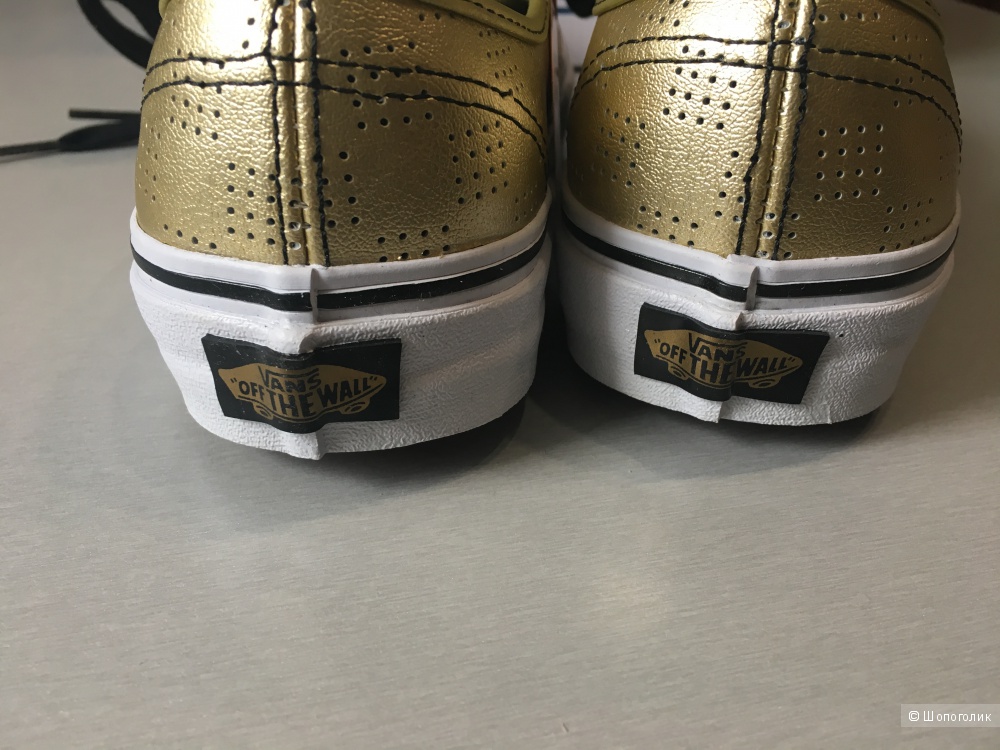 Кожаные кеды VANS, 41 (Европейский Размер) дизайнер:10 (US). 26 см по стельке.