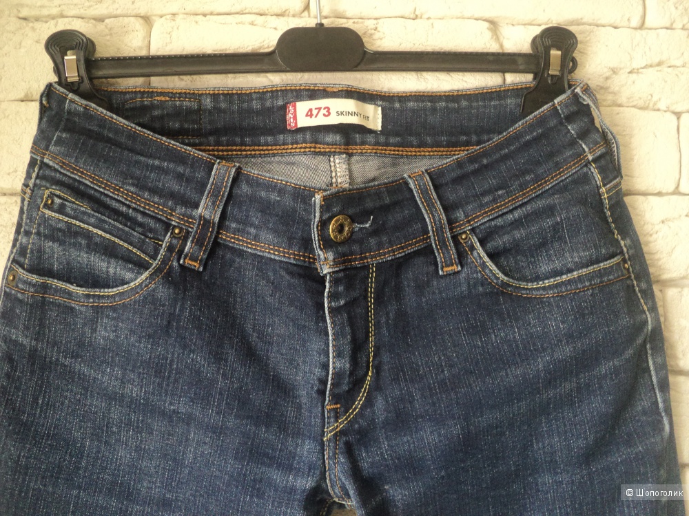 Джинсы женские Levis 473 skinny fit, размер 30/34