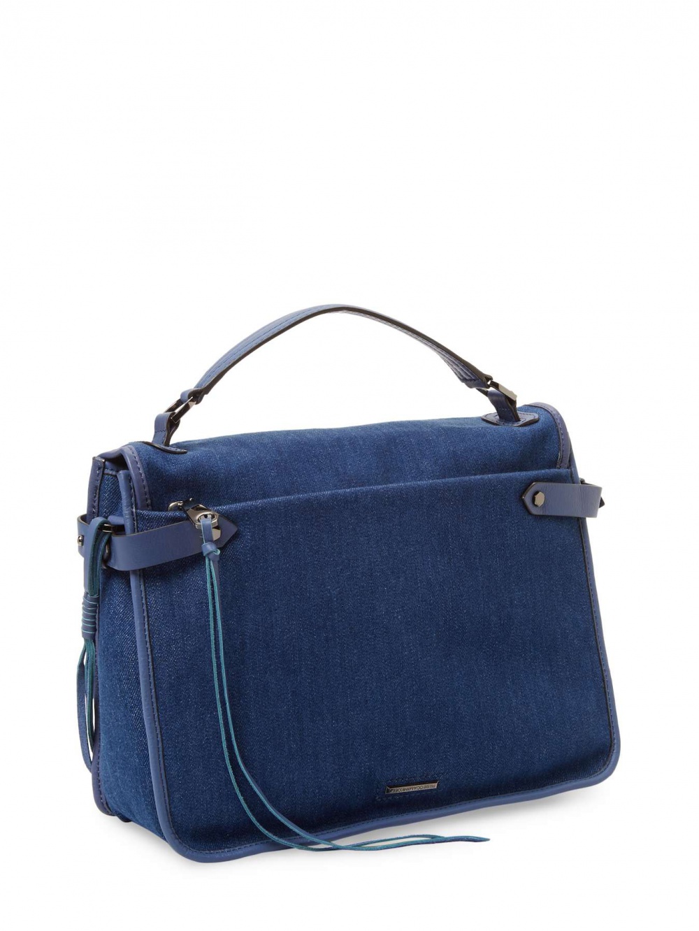 Сумка Rebecca Minkoff, джинс+кожа