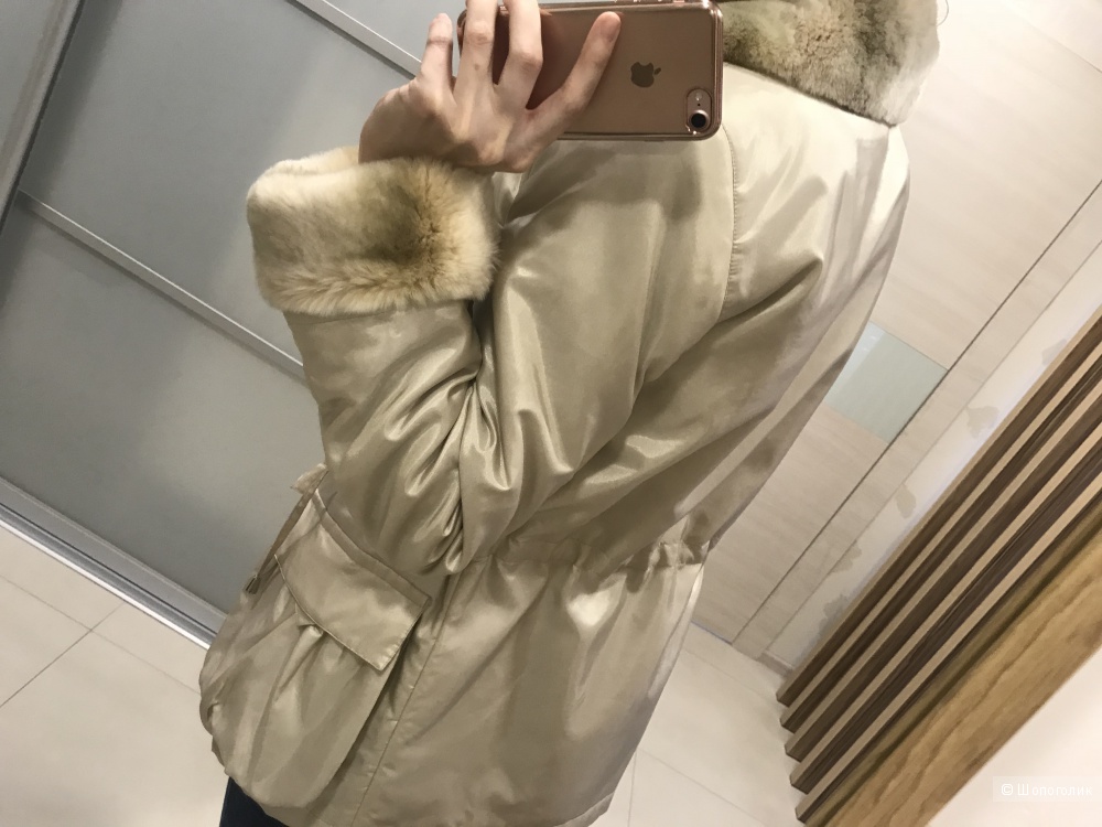 Куртка с натуральным мехом, Skinn Wille, размер 40-42
