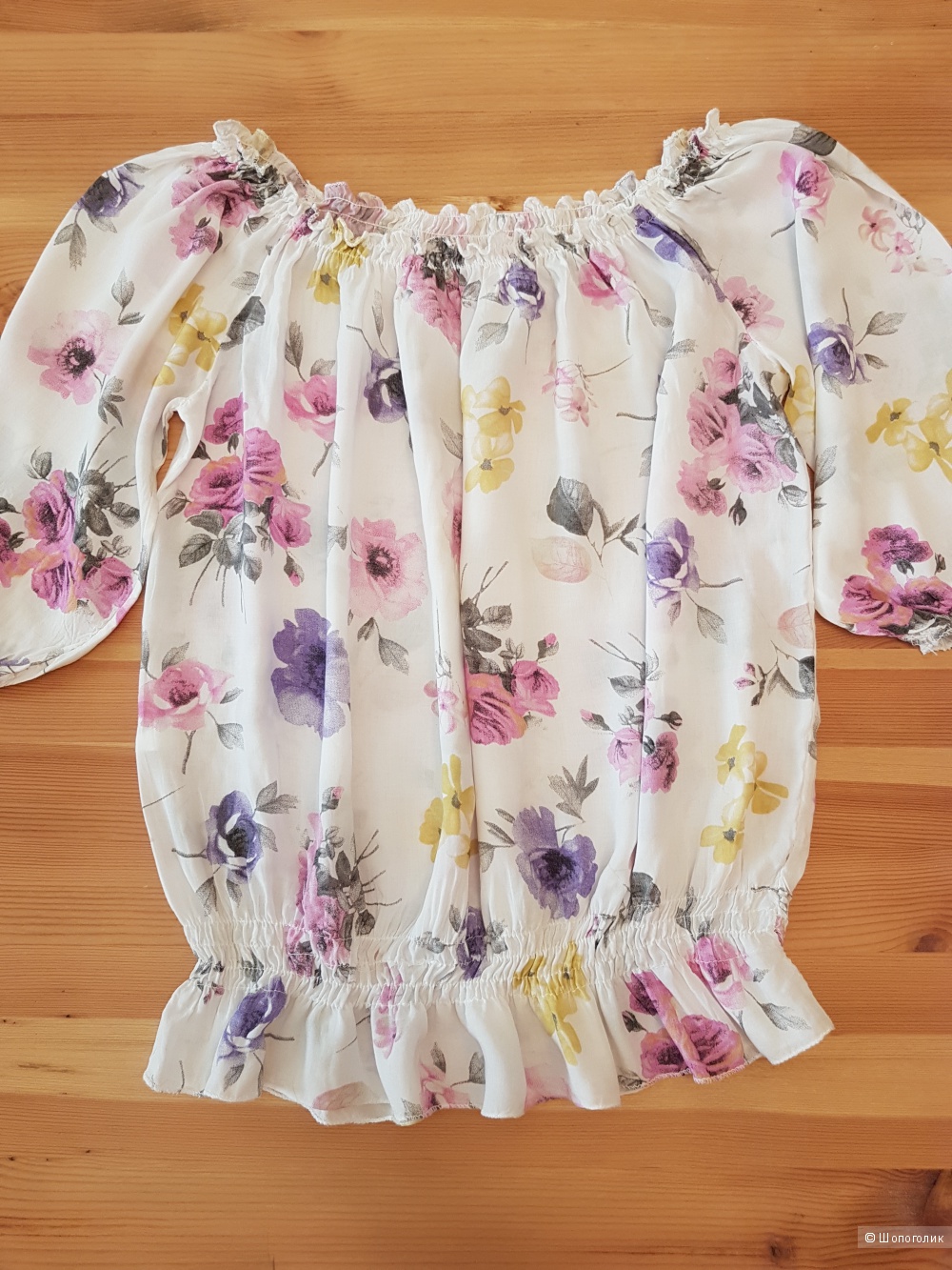 Блузка FLOWERS, размер 44-46