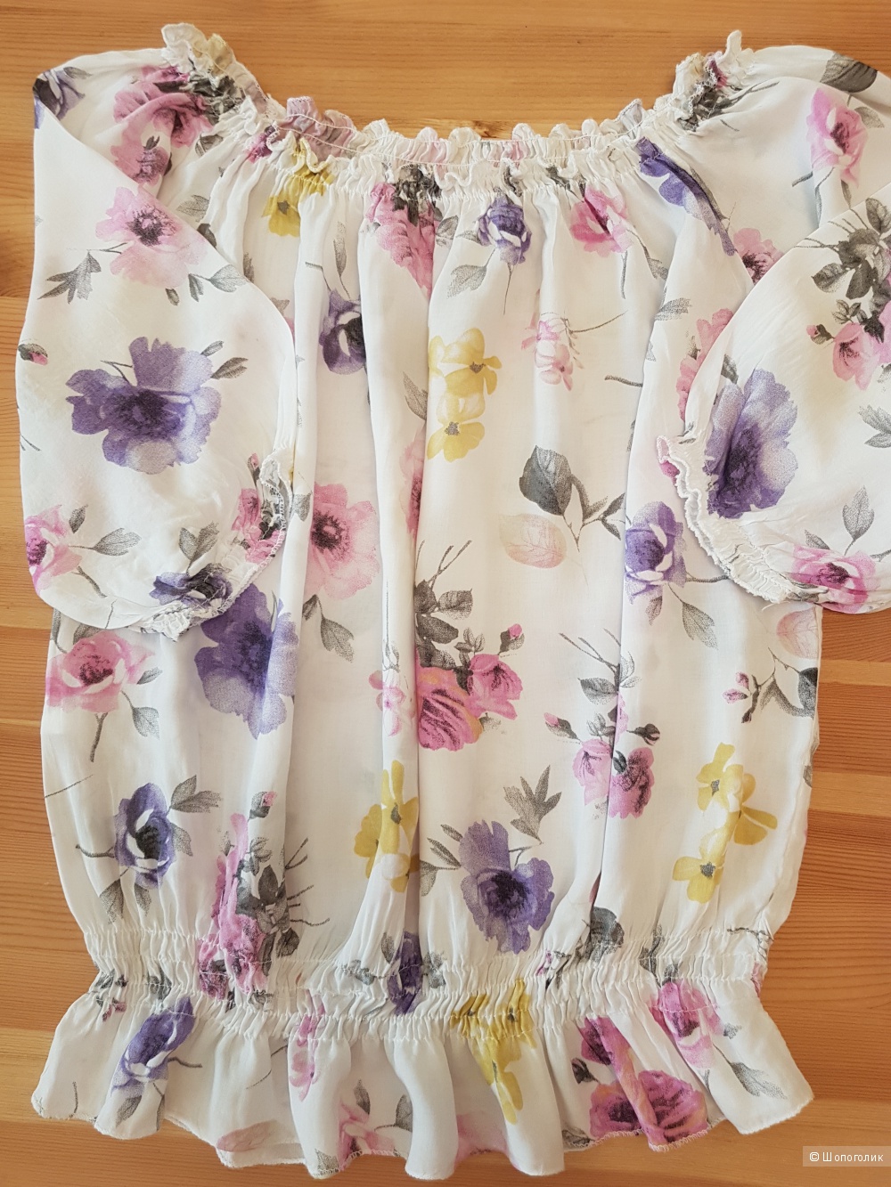 Блузка FLOWERS, размер 44-46