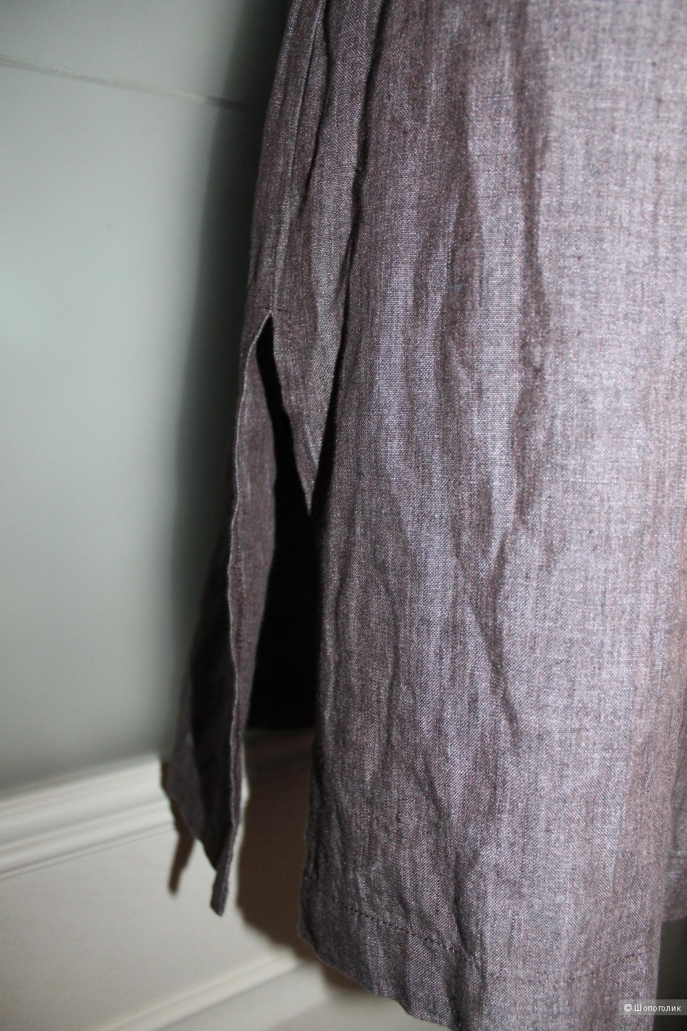Льняное платье-рубашка  ATMOS, размер 44-46