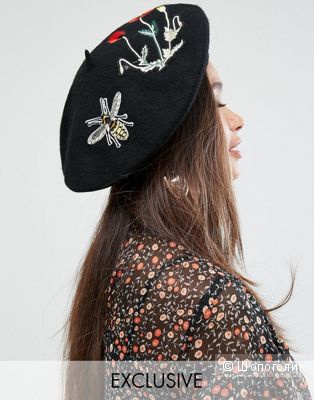 Шерстяной берет Asos