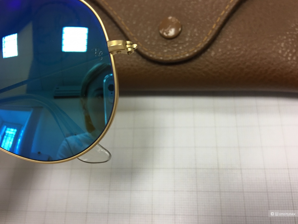 Очки Ray Ban RB3025 Aviator large metal, размер 58