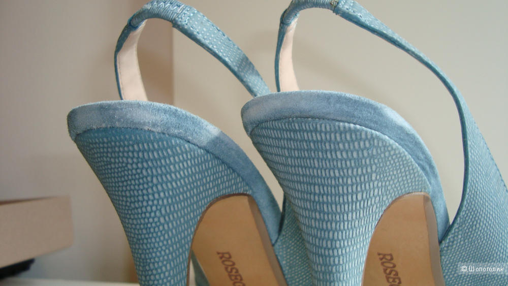 Босоножки Rosegold, Slate Blue Calf, 7 M US