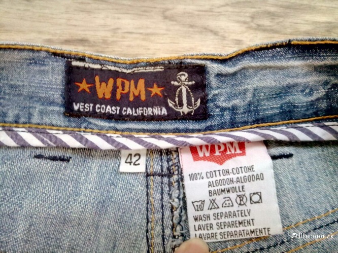 Джинсовые шорты для мальчика WPM, 10-12 лет
