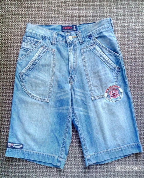 Джинсовые шорты для мальчика WPM, 10-12 лет