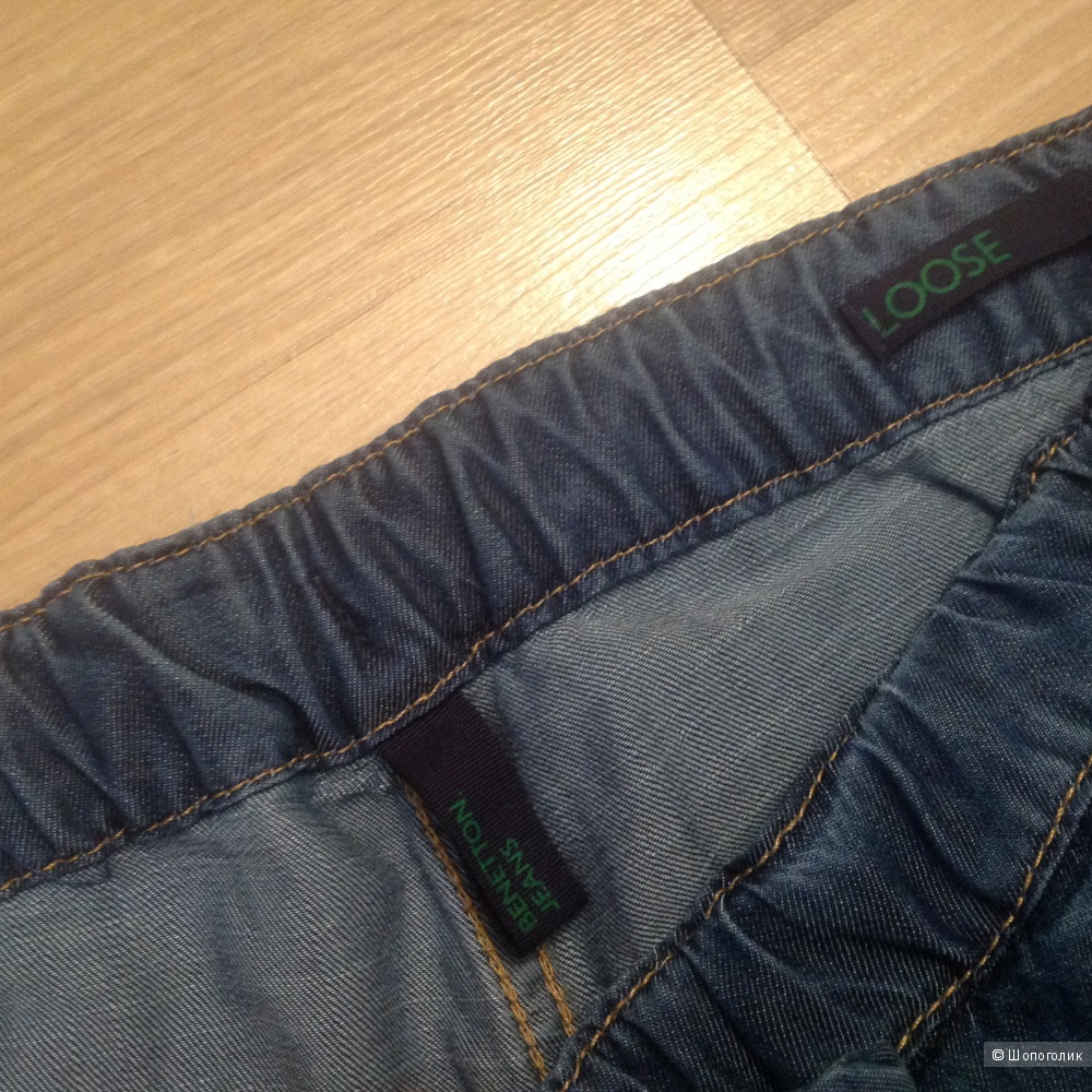 Джинсовые брюки Benetton Loose, 44/46