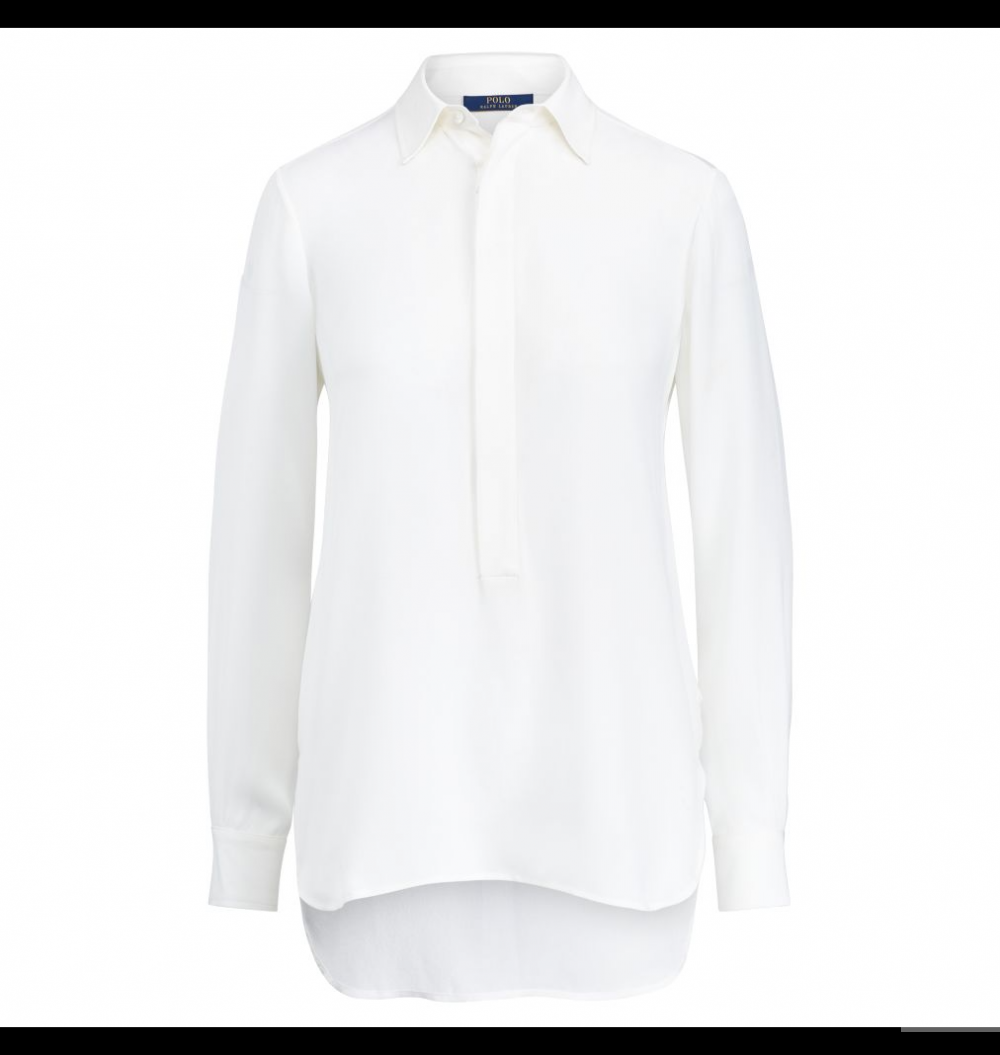 Рубашка из 100 % шелка RALPH LAUREN размер XL