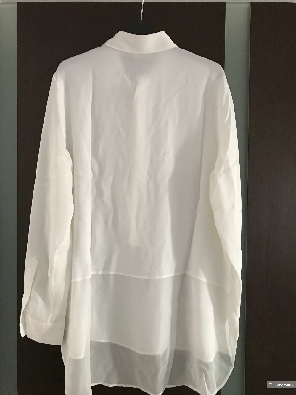 Рубашка из 100 % шелка RALPH LAUREN размер XL