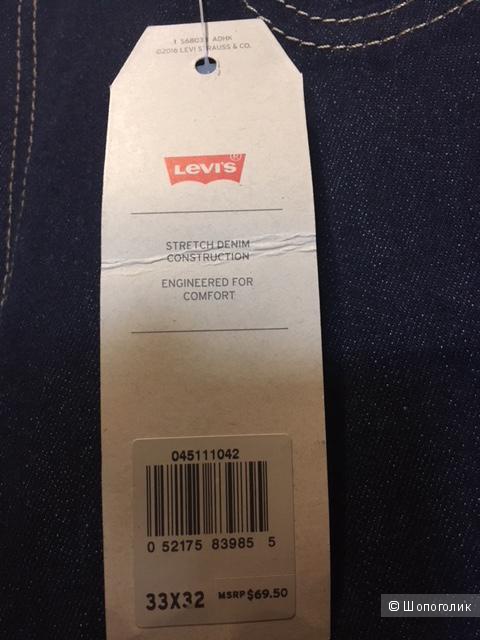 Джинсы мужские LEVI'S 511 33/32