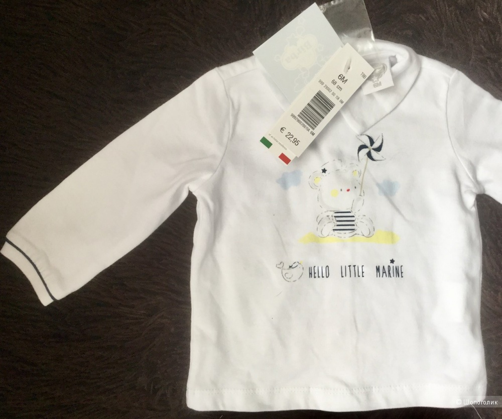 Комплект детской одежды Birba "Hello little marine" 6 месяцев 68 см