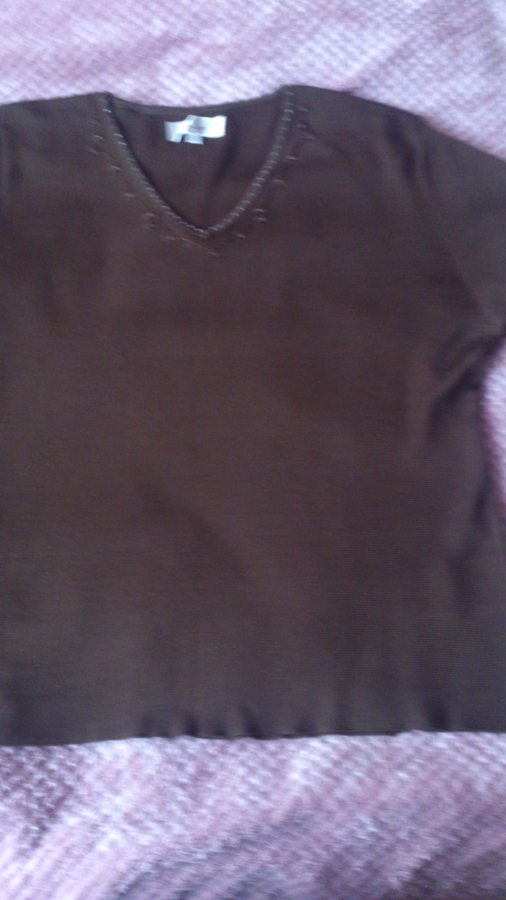 Кофта = футболка SILK & CASHMERE, размер ХL = 50-52-54 (рос) на рост до 164
