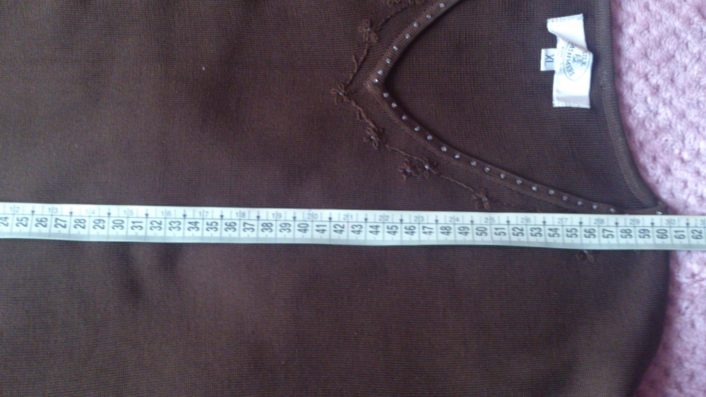 Кофта = футболка SILK & CASHMERE, размер ХL = 50-52-54 (рос) на рост до 164