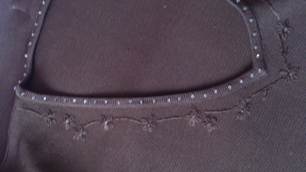 Кофта = футболка SILK & CASHMERE, размер ХL = 50-52-54 (рос) на рост до 164