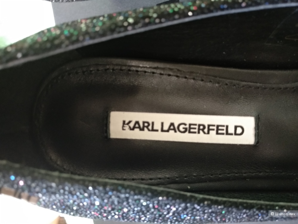 Туфли с глиттером Karl Lagerfeld, 37 eu размер