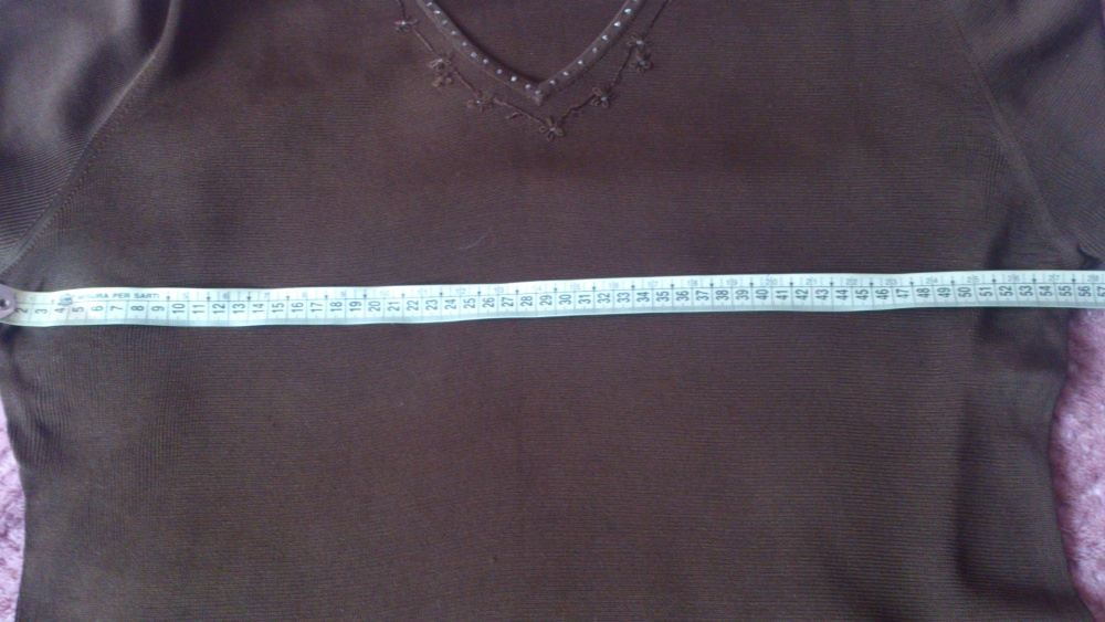 Кофта = футболка SILK & CASHMERE, размер ХL = 50-52-54 (рос) на рост до 164