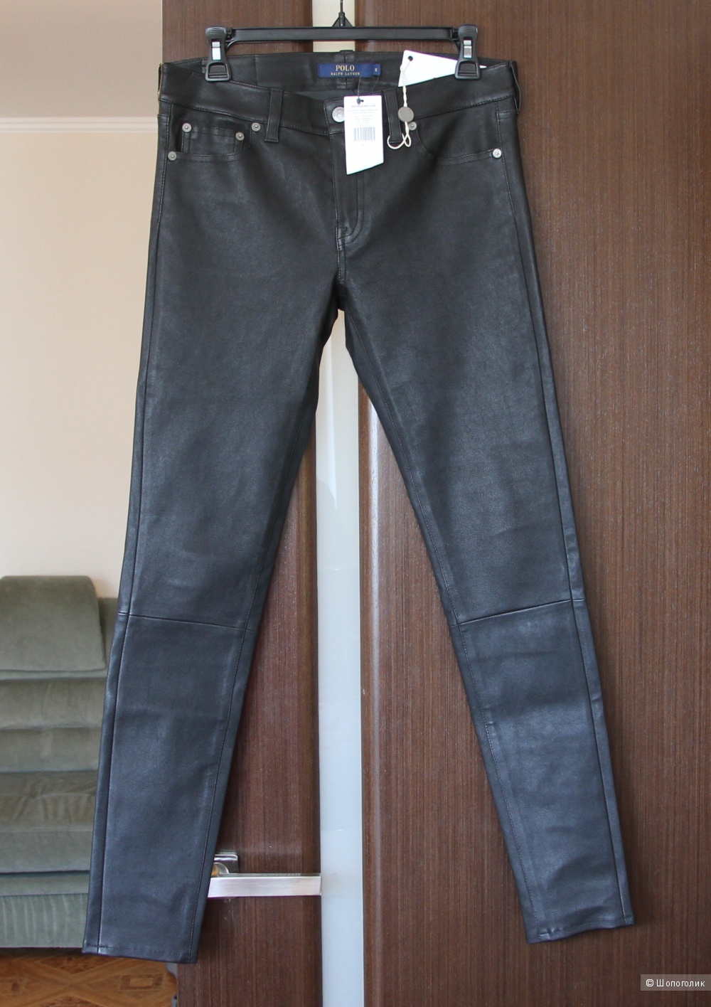 Кожаные брюки Polo Ralph Lauren, 8US