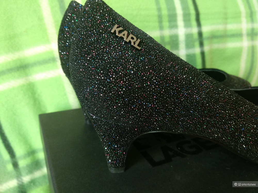 Туфли с глиттером Karl Lagerfeld, 37 eu размер