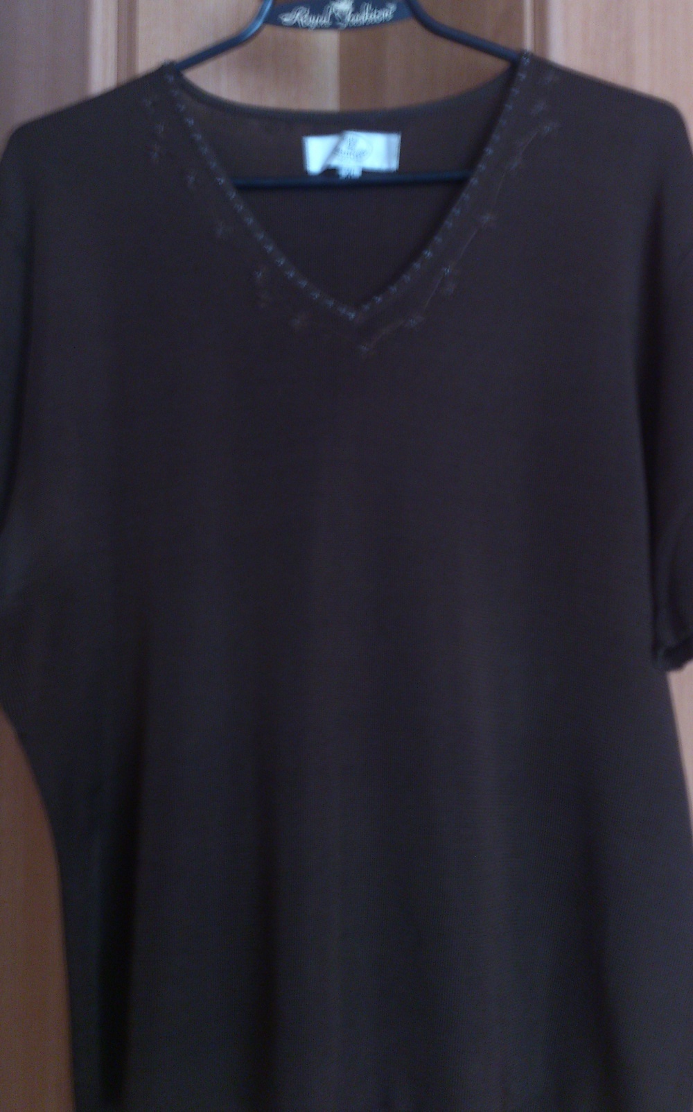 Кофта = футболка SILK & CASHMERE, размер ХL = 50-52-54 (рос) на рост до 164