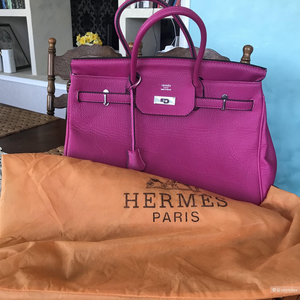 Сумка HERMES, размер  40Х32Х20