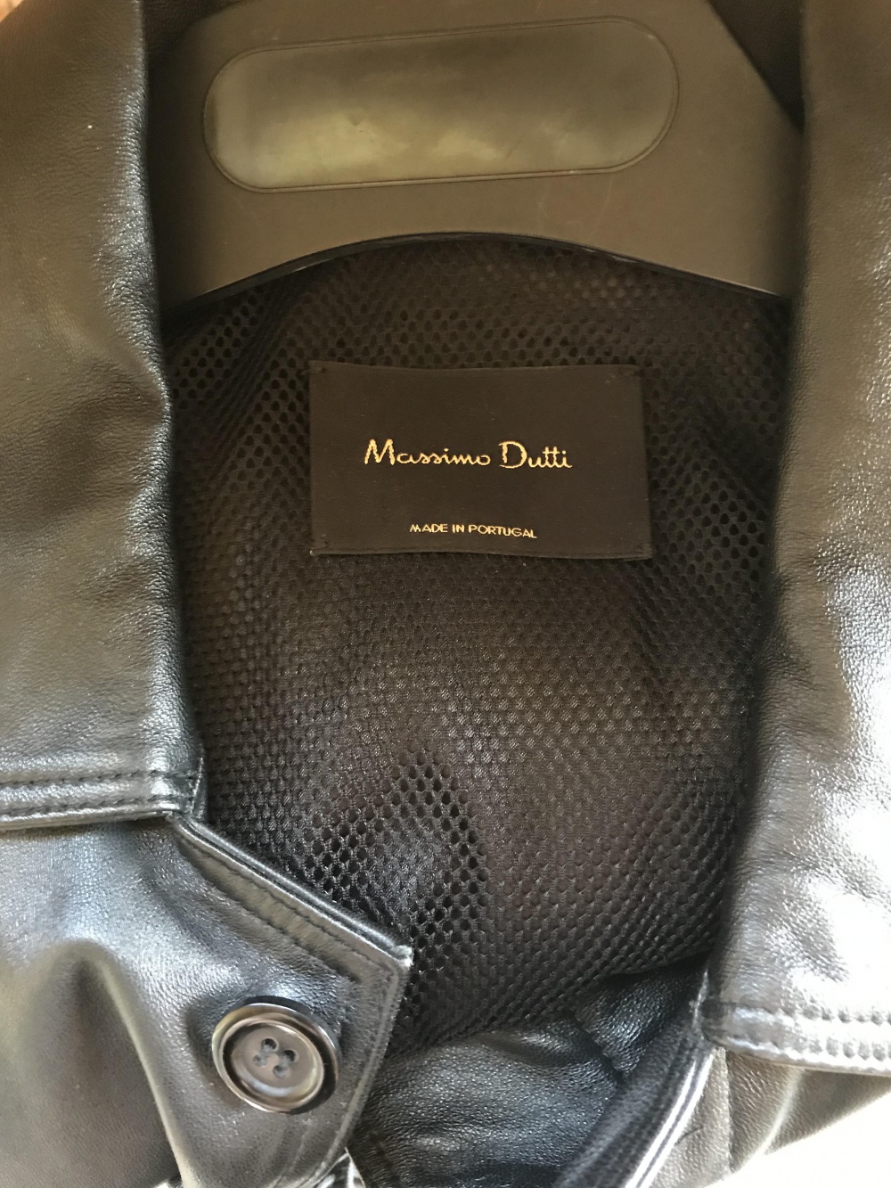 Кожаная куртка Massimo Dutti 48-50 RU