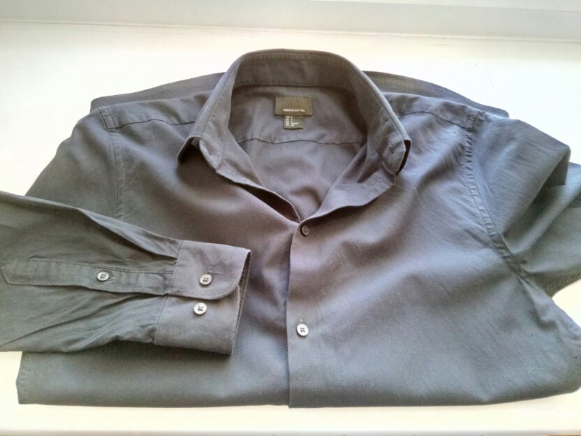 Рубашка H&M линейки Premium Cotton, размер S