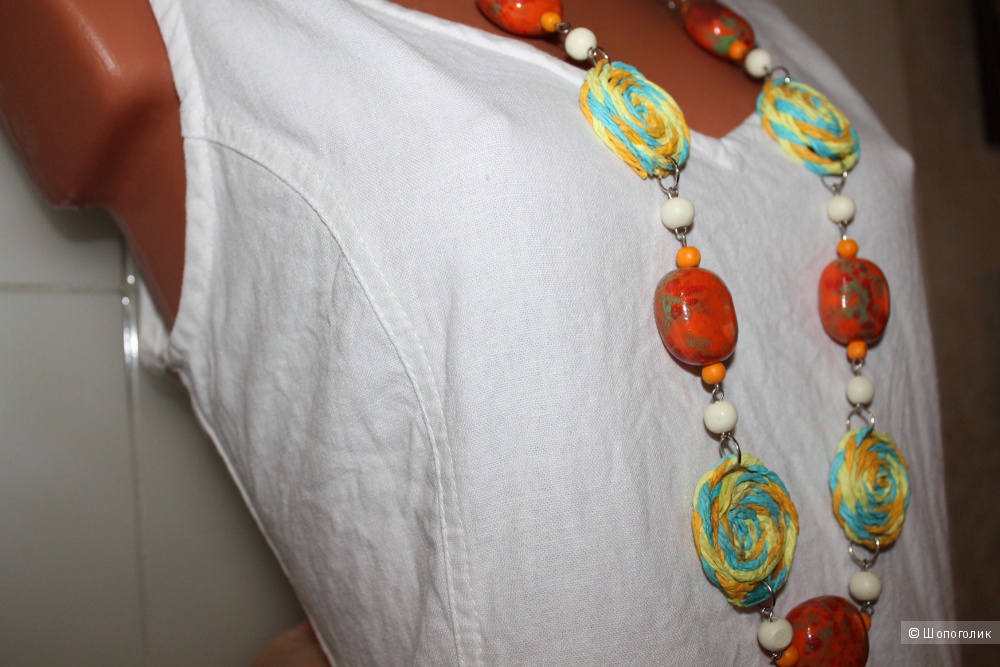 Платье-сарафан из льна  Fassiaon, размер 46-48