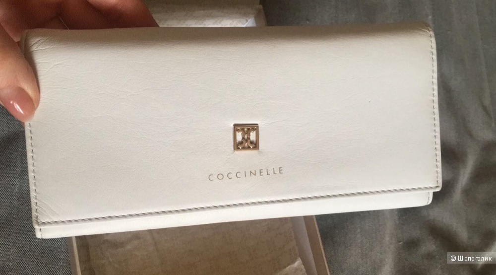 Белоснежный кошелек Coccinelle one size