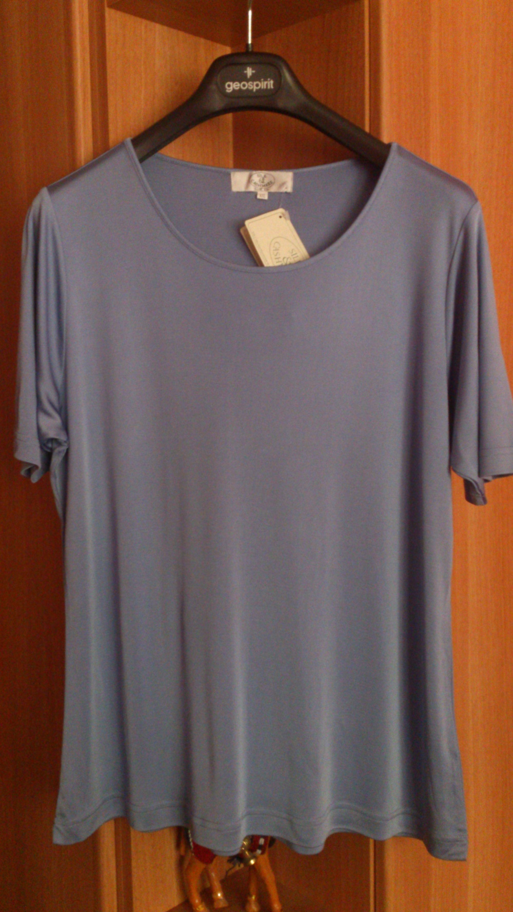 Футболка = кофта SILK & CASHMERE, размер ХХL = 52-54-56 (рос)