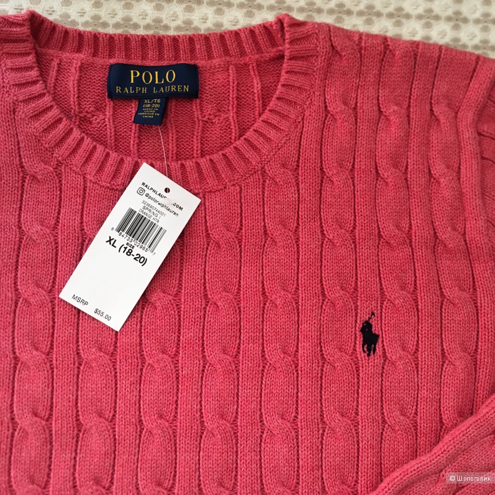 Хлопковый свитер Ralph Lauren женский М/L или мужской S