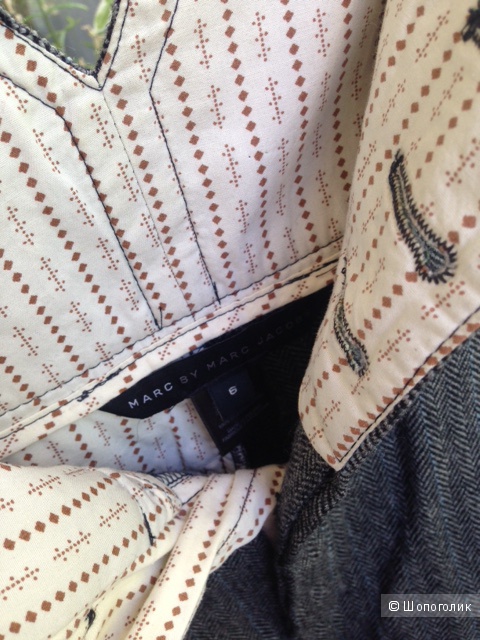 Шерстяные шорты с завышенной талией Marc by Marc Jacobs (44-46 размер)