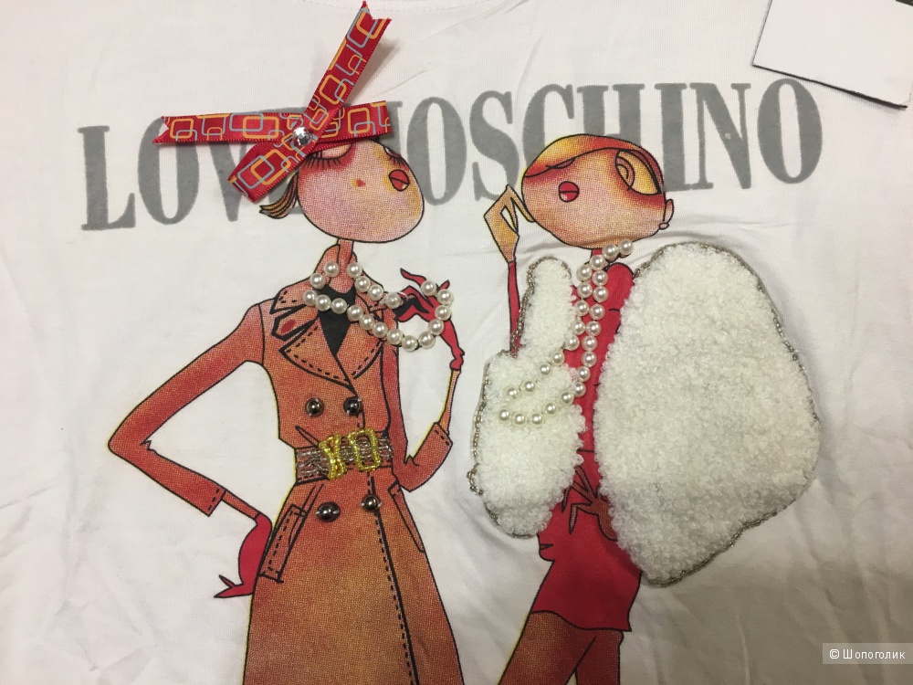 Футболка LOVE MOSCHINO, 44 (диз.), на рос. 44-46