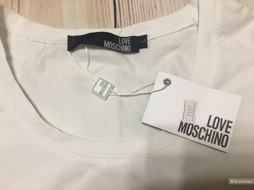 Футболка LOVE MOSCHINO, размер L, на рос. 42-44