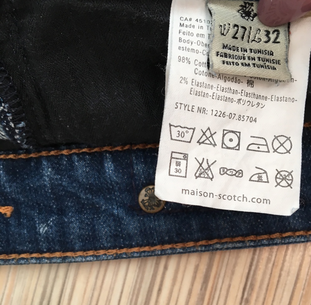 Комплект толстовка H&M, размер М+джинсы Maison Scotch , размер 27