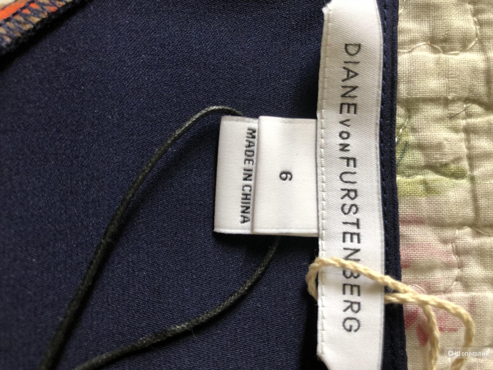 Шелковое платье DIANE VON FURSTENBERG р. 44 (6 US)