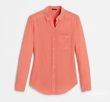 100% шелковая блузка Ann Tailor 42-44р