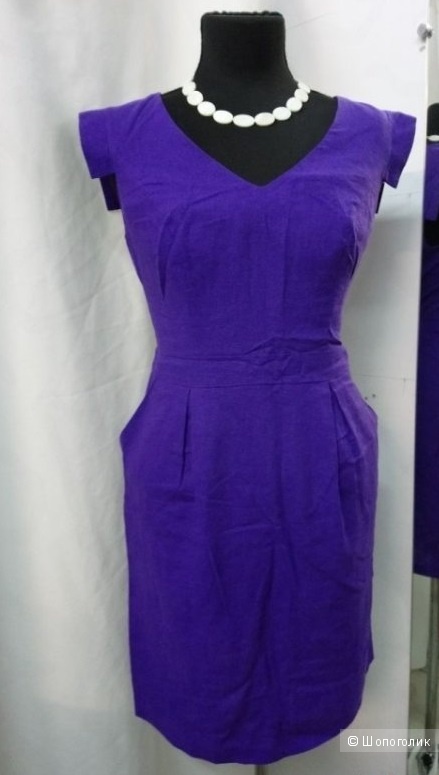 Льняное платье F&F, размер 42-44