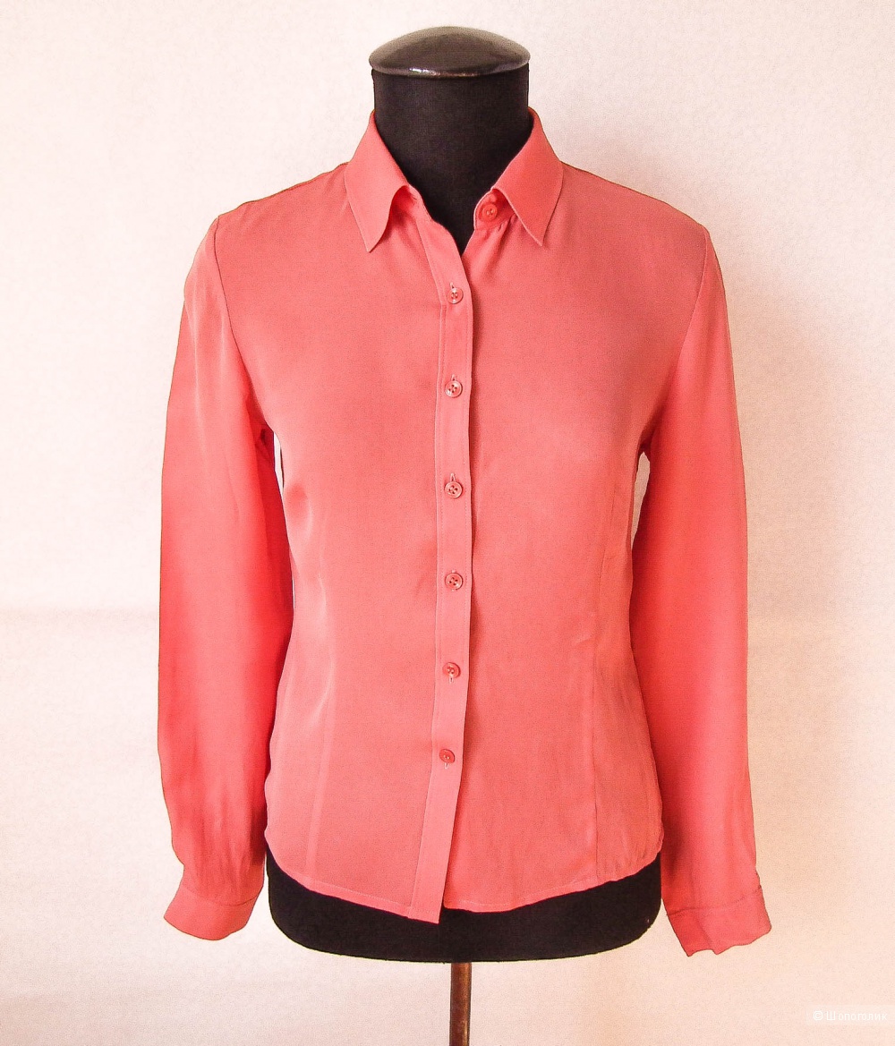 100% шелковая блузка Ann Tailor 42-44р