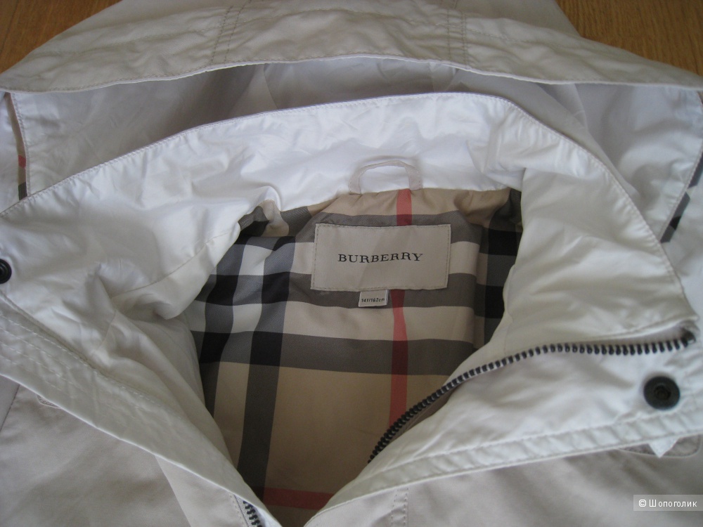 Парка подростковая Burberry, маркировка 14Y/162