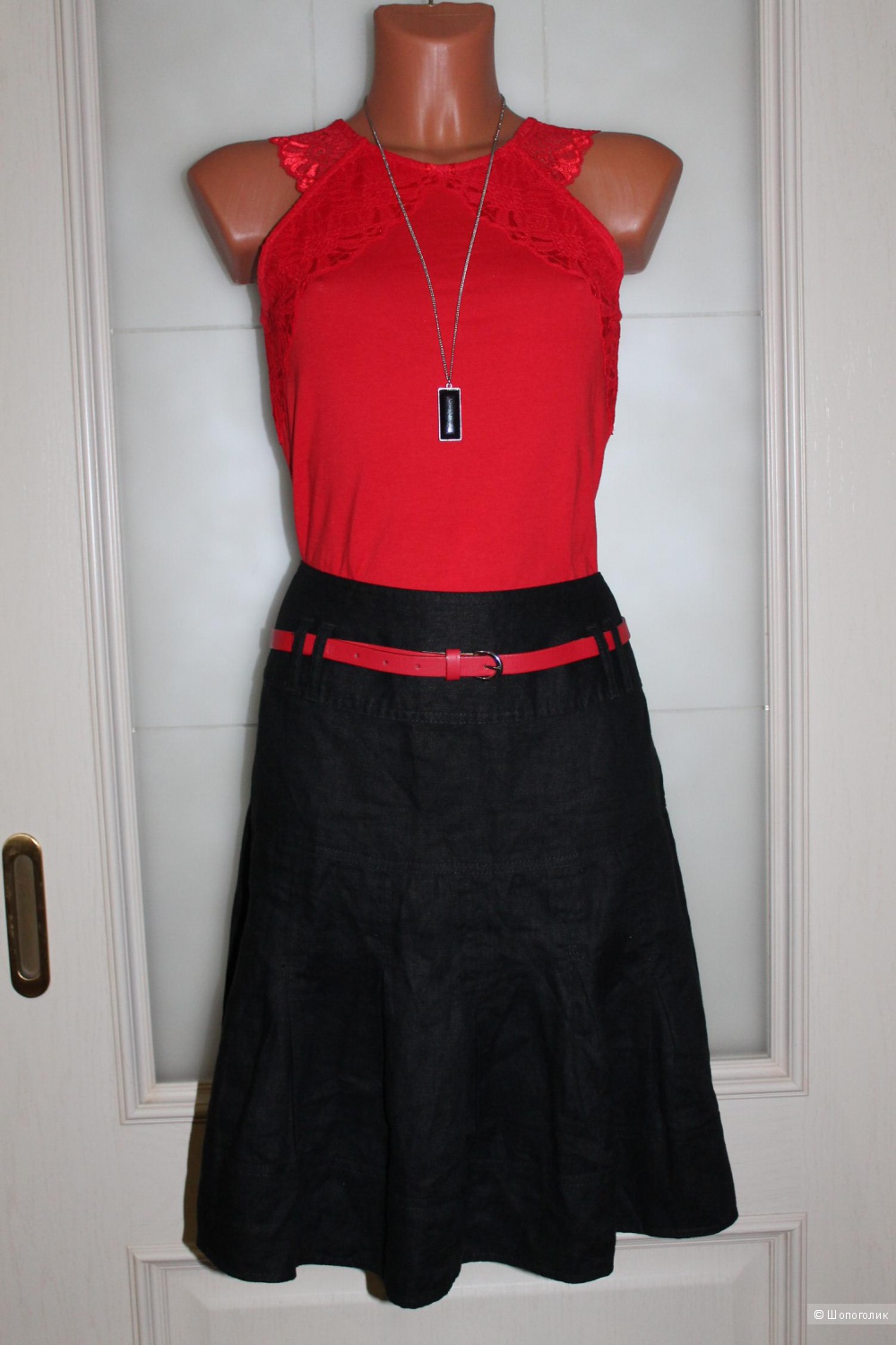 Льняная юбка Yessica, размер нем. 40
