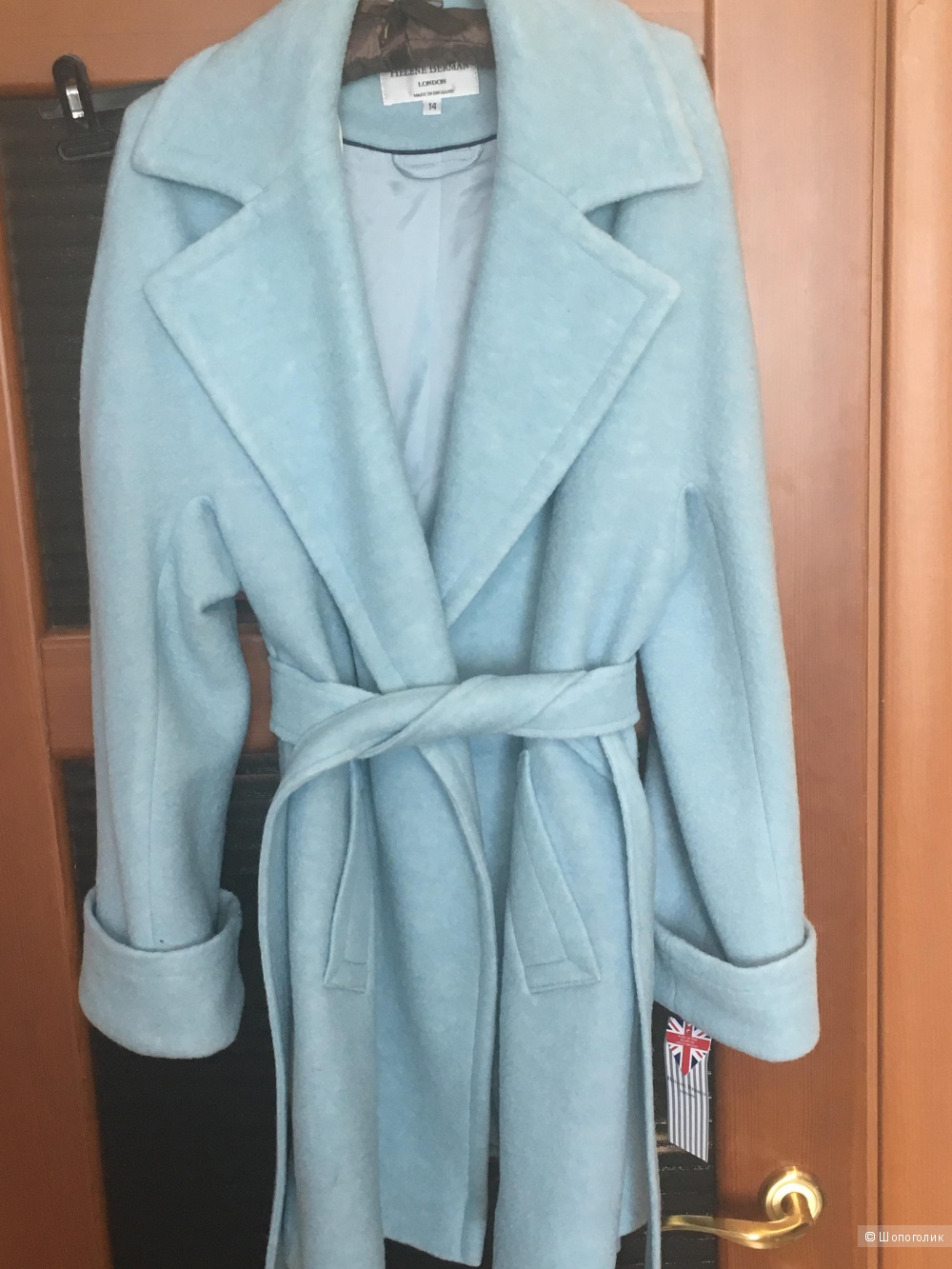 Шерстяное пальто Helene Berman. Размер 14UK, на рос. 48-50