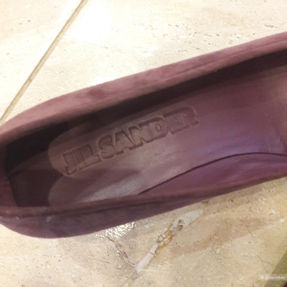 Кожаные туфли Jil Sander 38.5 размера