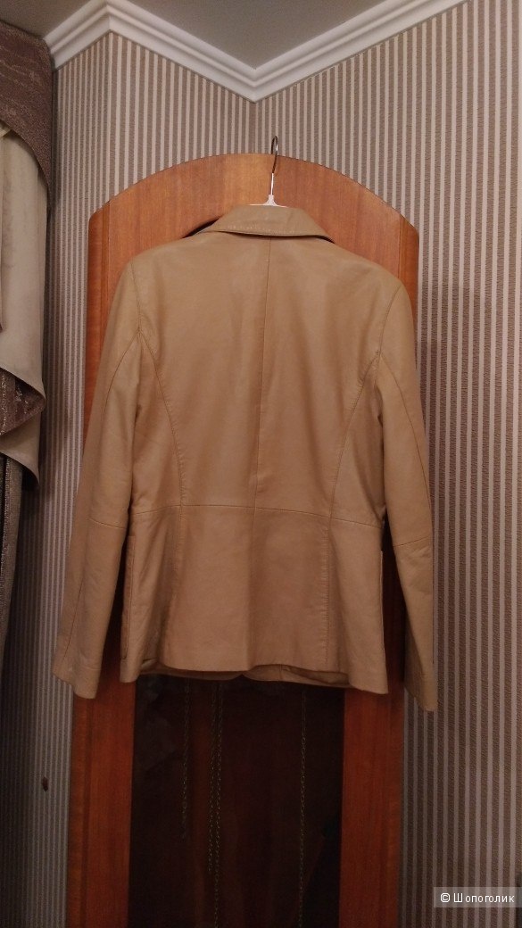 Куртка кожаная Zara р.46
