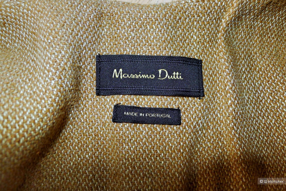 Massimo dutti льняной жилет размер S