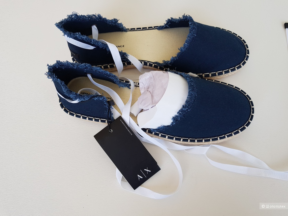 Эспадрильи Armani Exchange. Размер 38,5-39