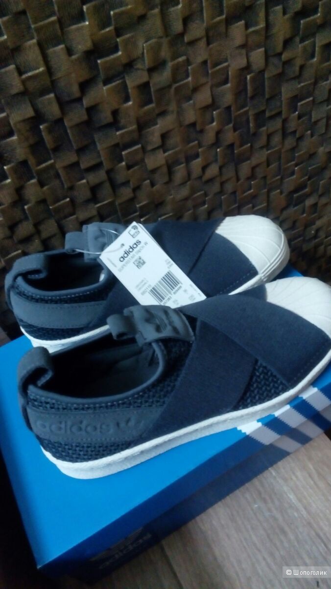 Кроссовки-слипоны Adidas Superstar, размер 35.5